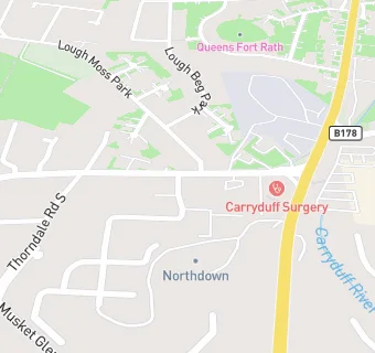 map for Carryduff Pharmacy