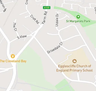 map for Egglescliffe Church of England Primary School