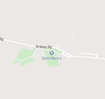 map for Ardess Parish Hall