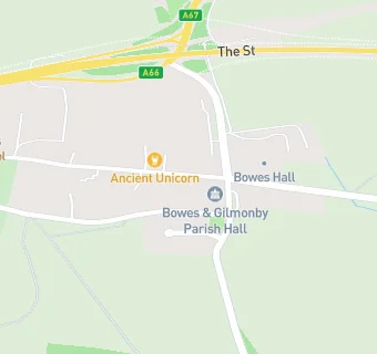 map for Bowes Social Club