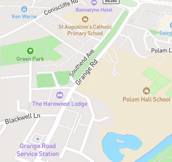 map for Polam Hall School