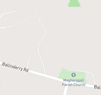 map for Magheragall Parish Church