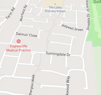 map for The Eaglescliffe Medical Practice