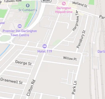 map for Clifton Court Medical Practice