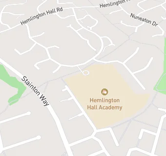 map for Hemlington Hall Academy