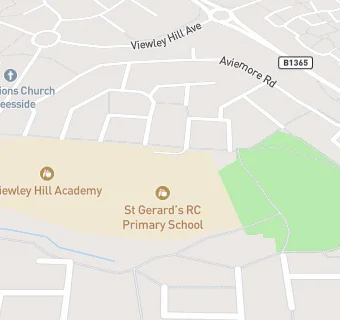 map for St Gerard's RC Primary School