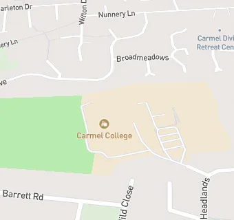 map for Carmel College