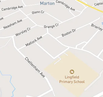 map for Lingfield Primary School