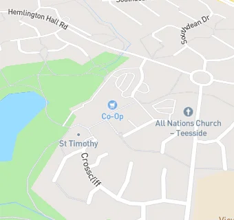 map for Hemlington Social Club