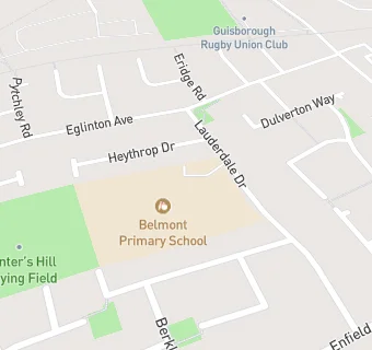 map for Belmont Primary School