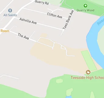 map for Teesside High School