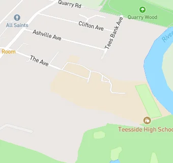 map for Teesside High School