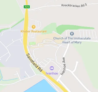 map for St.Joseph's Nursery, Carryduff