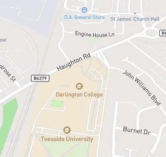 map for Darlington College