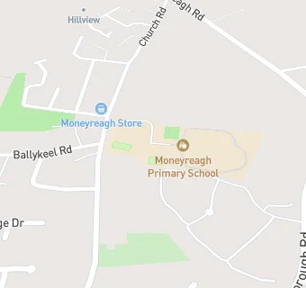 map for MONEYREAGH PRIMARY SCHOOL DINING CENTRE