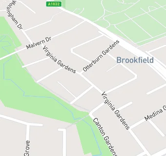 map for The Brookfield