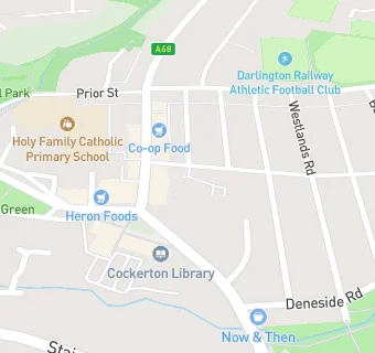 map for Moorlands Surgery