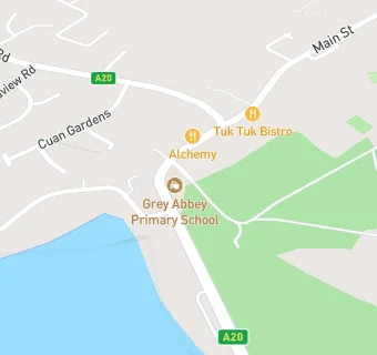 map for GREYABBEY PRIMARY SCHOOL