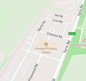 map for Lingfield Education Trust T/A Preston Primary School