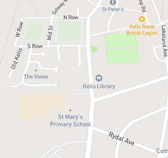 map for Kells Infant School