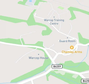 map for Warcop Parish Hall