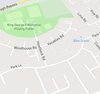 map for King George V Bowling Club