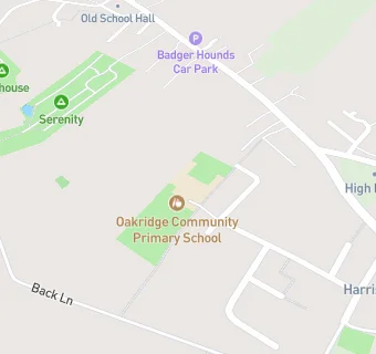 map for Oakridge Community Primary School