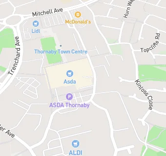 map for Asda Supermarket