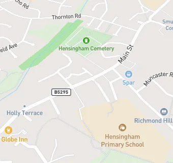 map for Hensingham Primary School