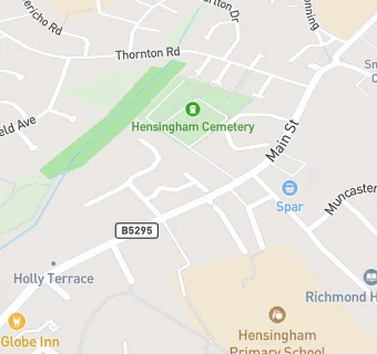 map for Hensingham Infants' School