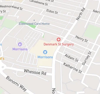 map for Morrisons Supermarkets Ltd