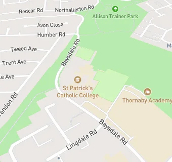 map for St Patrick's Catholic College