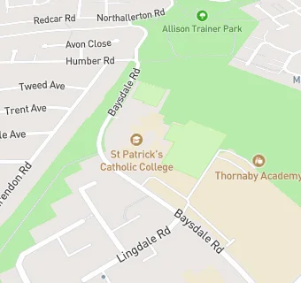 map for St Patricks Catholic College