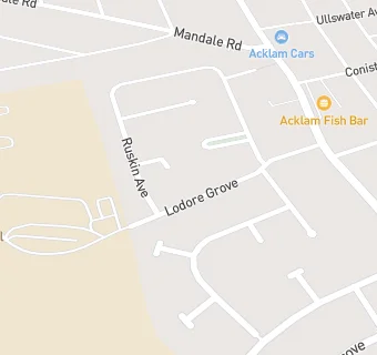 map for Acklam Grange School