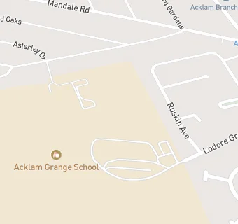 map for Acklam Grange School