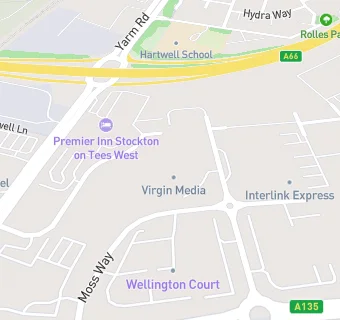 map for Virgin Media