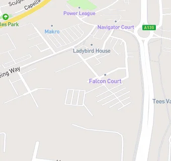 map for Mydentist, Lysander House, Stockton On Tees 