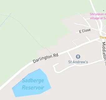 map for Sadberge Village Hall  Cafe And Shop