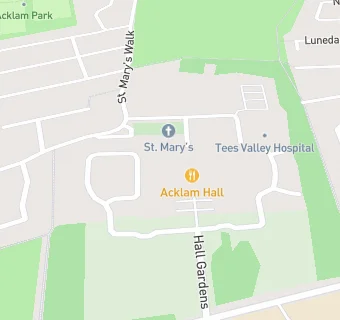 map for Acklam Sixth Form College