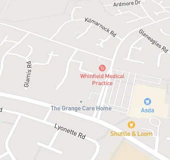 map for The Grange Care Home