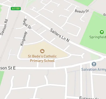 map for St Bedes Catholic Primary School