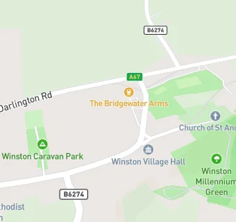 map for The Bridgewater Arms