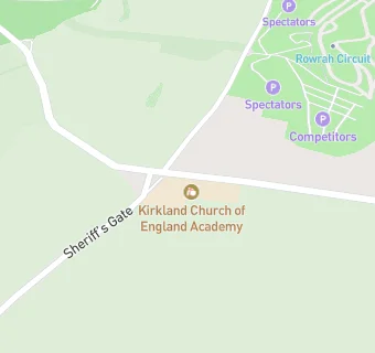 map for Kirkland Church of England Academy