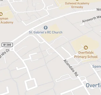 map for Caterlink at St Gabriels Primary School