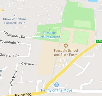 map for Teesdale School 4174