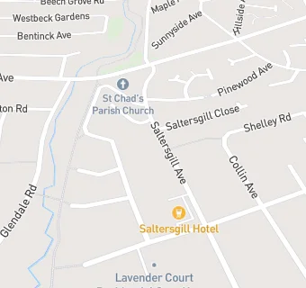 map for Evergreen Court Care Home