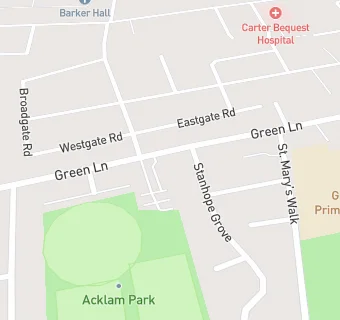 map for Acklam Park Club