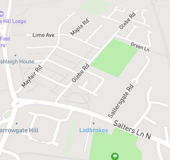 map for Salters Lane School