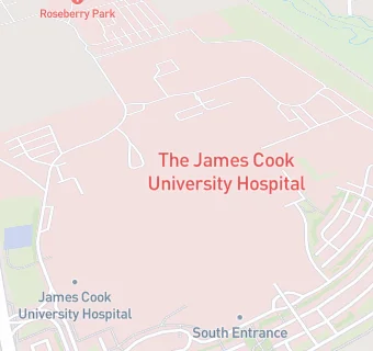 map for Playdays Nursery (within James Cook University Hospital)