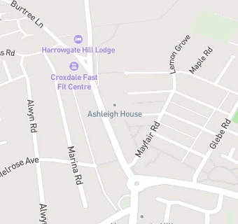 map for Ashleigh House